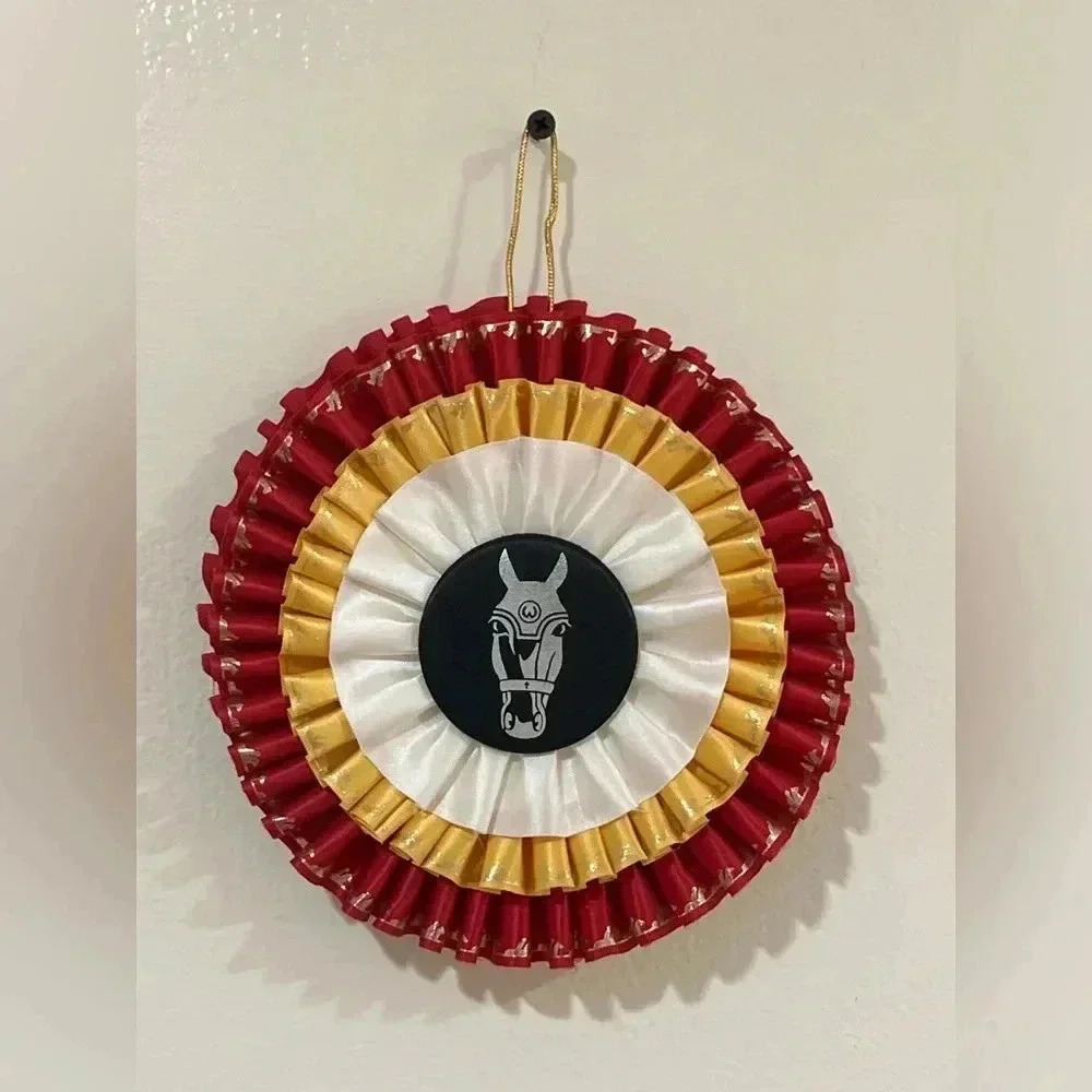 Equestrian Horse Show Ribbon Ornament